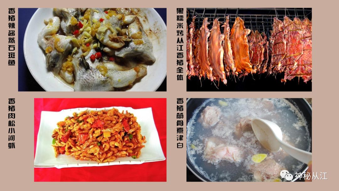 从江不仅拥有丰富的旅游资源,美食也让人垂涎三尺!